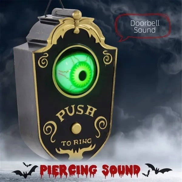 Halloween Animated Eyeball Doorbell with Sound & Light